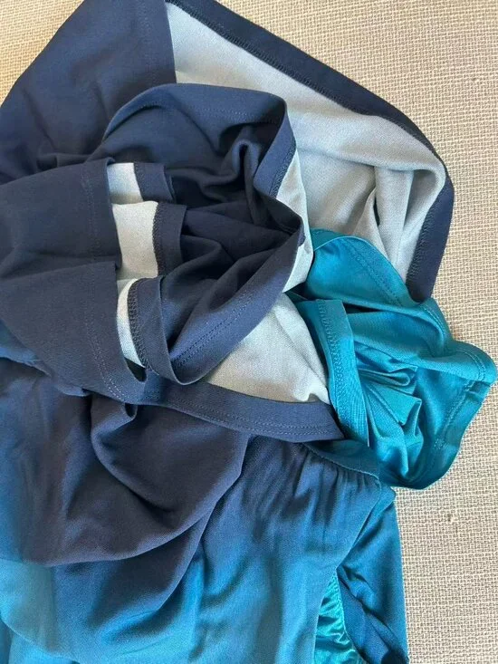 ✨ SALE  EUC SIMKHAI Aldina Jersey Midi Dress Teal Blue Ombre Cocktail Party - Picture 8 of 8